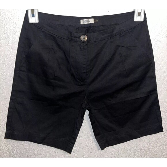 THE HANGER Pleated Shorts Women’s Size Small Black - Picture 1 of 6
